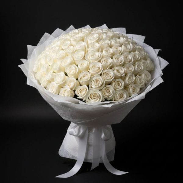 Eternal Vows - 151 White Roses