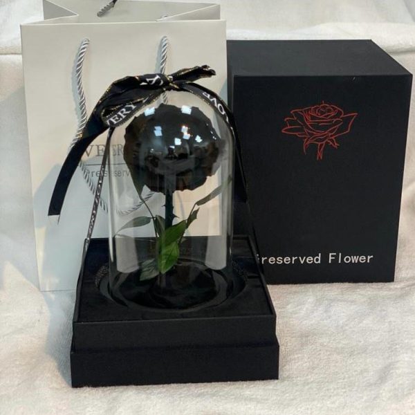 Dark Desire – Preserved Black Rose