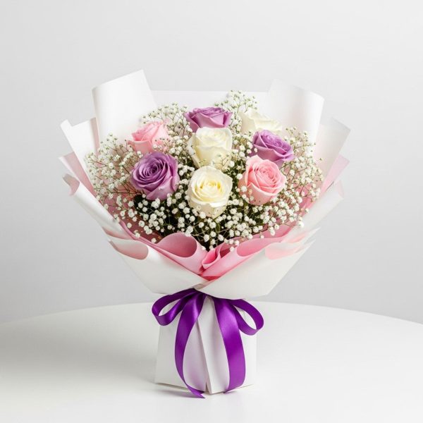 Blush & Amethyst Bloom