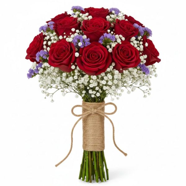 Eternal Red Bridal Bouuqet