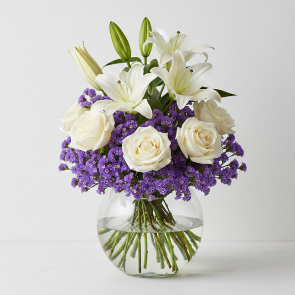 Ivory Amethyst Elegance