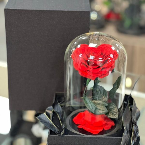 Forever Yours – Red Preserved Rose