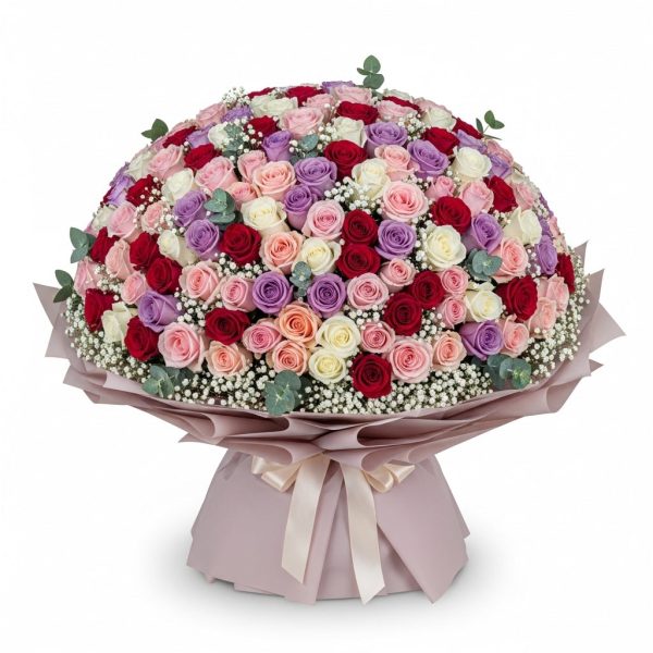 Royal Mix – Luxury Mixed Roses Bouquet