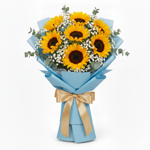 Sunshine Surprise – Birthday Sunflower Arrangement
